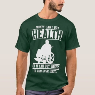 Camiseta Paraplejia parapléjica divertida en silla de rueda