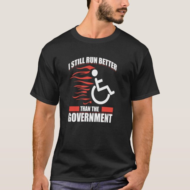 Camiseta Parapléjico Para Personas Discapacitadas En silla  (Anverso)