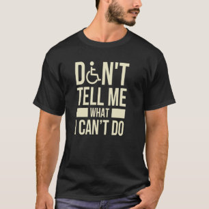 Camiseta Parapléjico Para Personas Discapacitadas En silla 