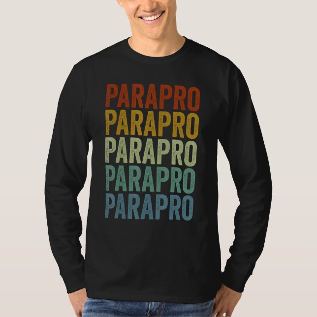 Camiseta Parapro Paraeducator Paraprofessional (Anverso)