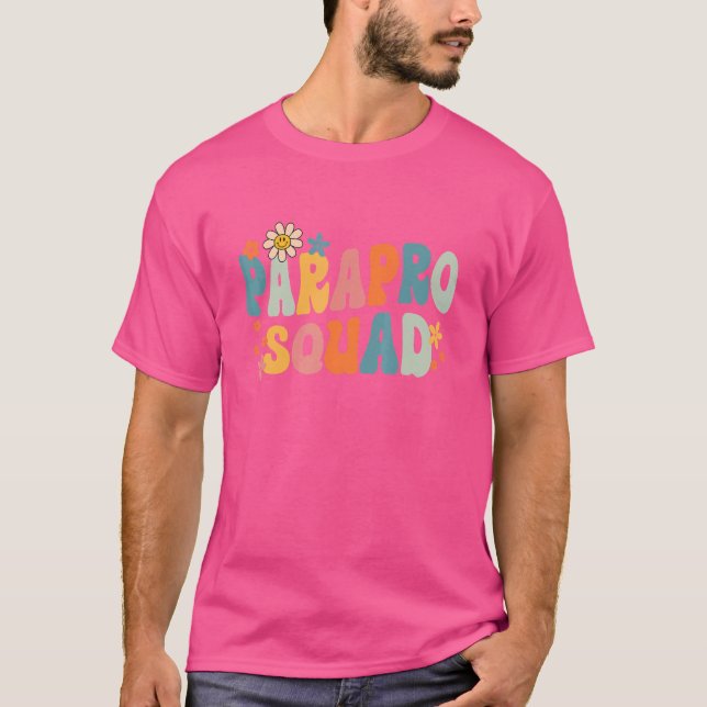 Camiseta Parapro Squad Groovy Paraprofesional Para Squad T (Anverso)