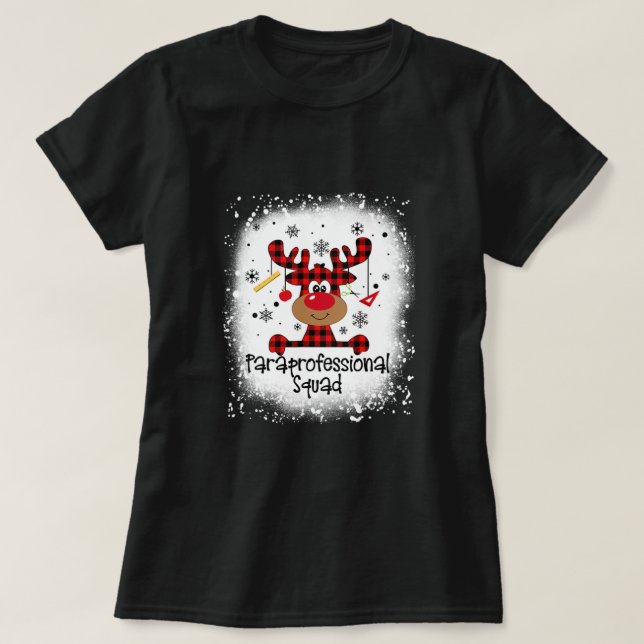 Camiseta Paraprofesional blanqueado Círculo Ridículo Gracio (Diseño del anverso)