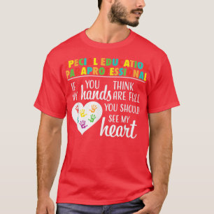 Camiseta Paraprofesional de educación especial Cute Aprecia