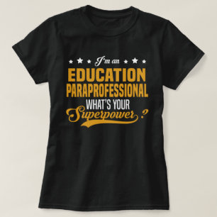 Camiseta Paraprofesional de la educación