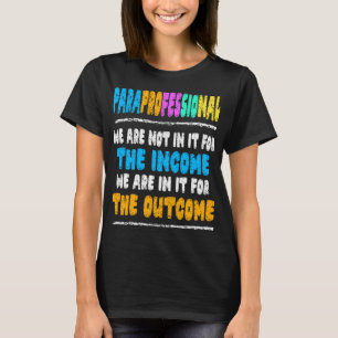 Camiseta Paraprofesional Heart Lesson School Para