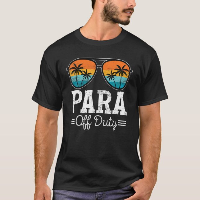 Camiseta Paraprofesional Para Off Duty Sunglass Beach Su (Anverso)