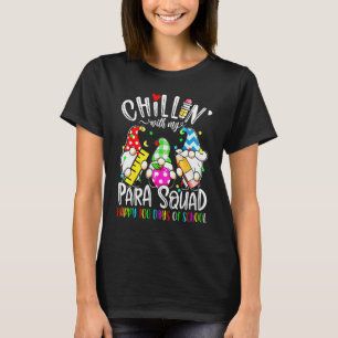 Camiseta Paraprofesional Para Squad Chillin Gnome 100 días