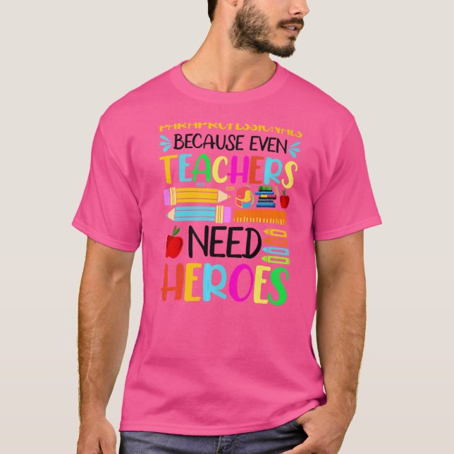 Camiseta Paraprofesionales porque incluso los profesores ne (Anverso)