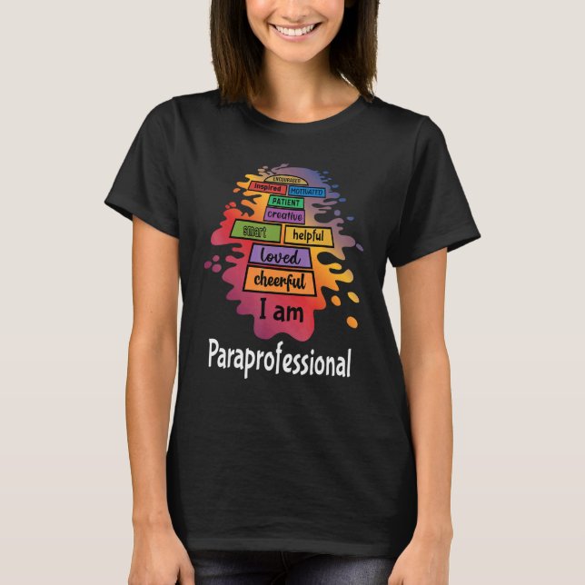 Camiseta Paraprofessional Paraeducator Teacher Assistant Ai (Anverso)