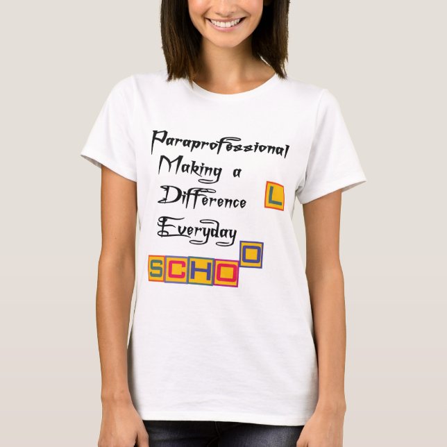 CAMISETA PARAPROFESSIONAL QUE DIFERENCIA (Anverso)