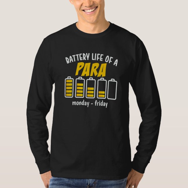 Camiseta Paraprofessional Teacher Assistant Autism Special  (Anverso)
