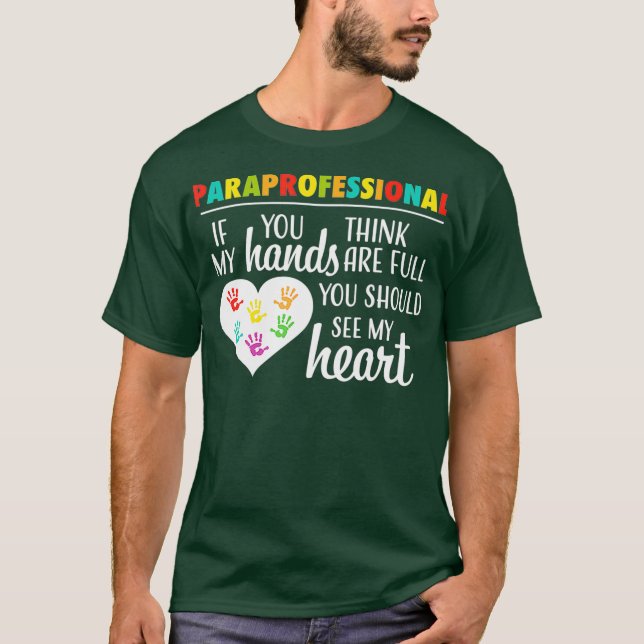 Camiseta Paraprofessional Teacher Assistant Cute School (Anverso)