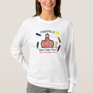 Camiseta ¡Parapros tiene clase también! Escuela y creyones
