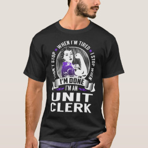 Camiseta Parar el empleado de unidad cuando termine