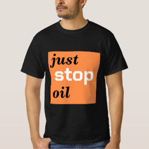 Camiseta parar el petróleo