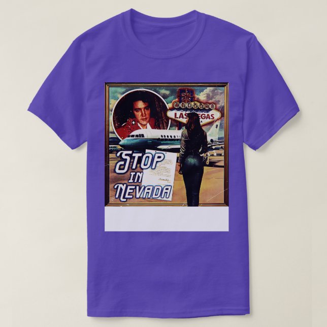 Camiseta Parar En Nevada (Diseño del anverso)