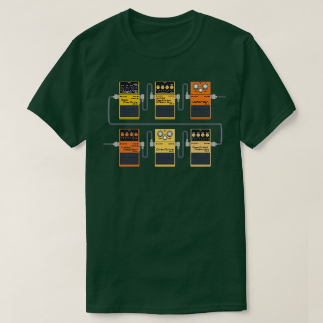 Camiseta Parar ese pedal de distorsión  (Diseño del anverso)
