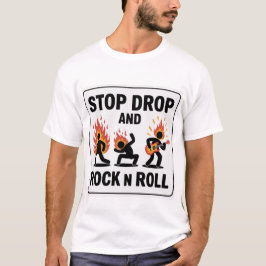 Camiseta Parar la caída y el rollo en rollo - en Funda de f