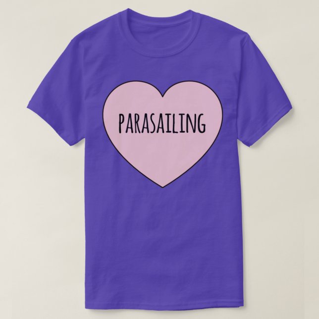 Camiseta Parasailing Lover I Love Parasailing Parasailing P (Diseño del anverso)