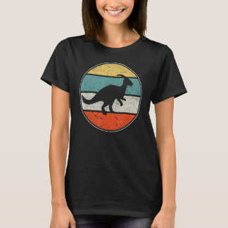 Camiseta Parasaurolophus Dinosaur silhouette Retro