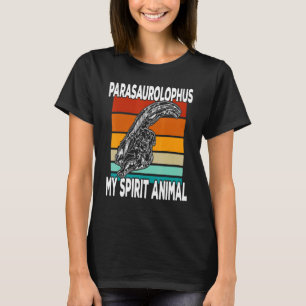 Camiseta Parasaurolophus Es Mi Animal Espiritual Niños