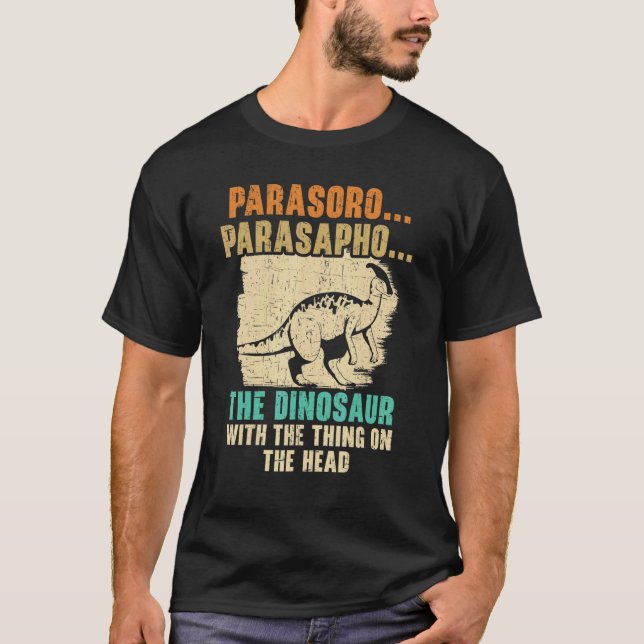 Camiseta Parasaurolophus Future Paleontologist Dinosaur Ext (Anverso)