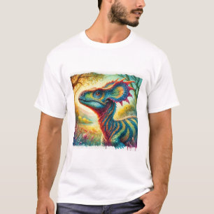 Camiseta Parasaurolophus in Tranquil Hues 200824AREF106 - W