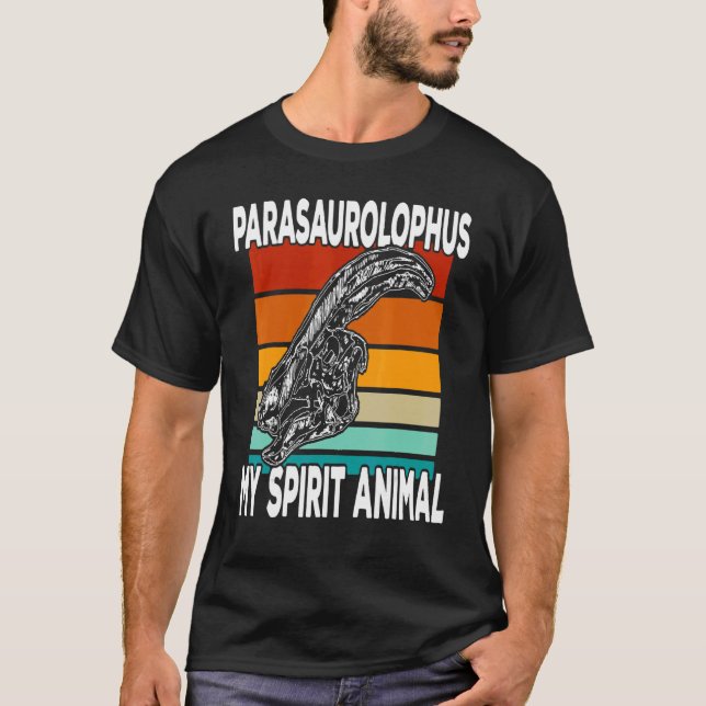Camiseta Parasaurolophus Is My Spirit Animal  Kids (Anverso)