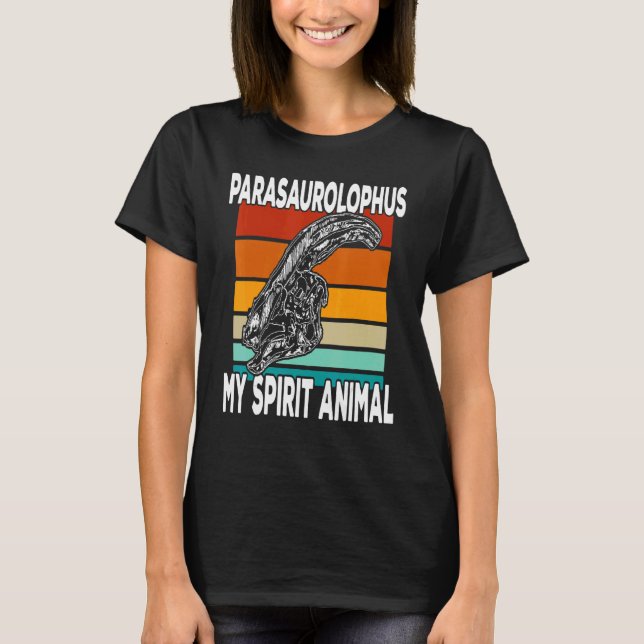 Camiseta Parasaurolophus Is My Spirit Animal  Kids (Anverso)