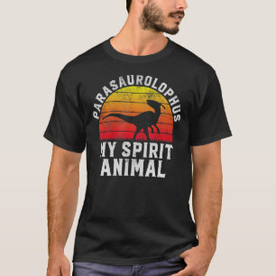 Camiseta Parasaurolophus My Spirit Animal Dinosaur Retro Pa