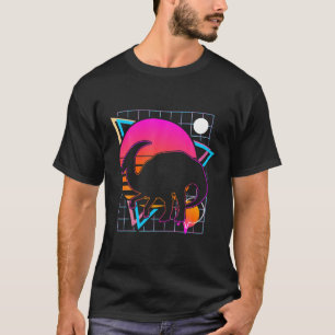 Camiseta Parasaurolophus Retro Dinosaurio Vintage estilo añ