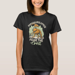 Camiseta parasaurolophus teme al parasaurolophus escudo