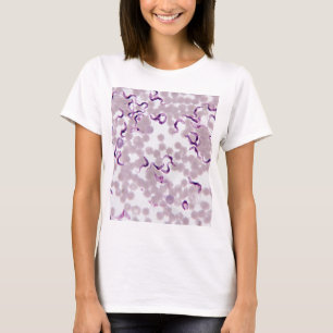 Camiseta Parásito Trypanosoma de la sangre