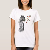 Parasol de conejo y mariposa 2