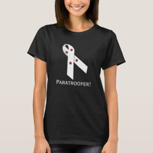 Camiseta Paratiroides  Paracaidista  Cinta Blanca