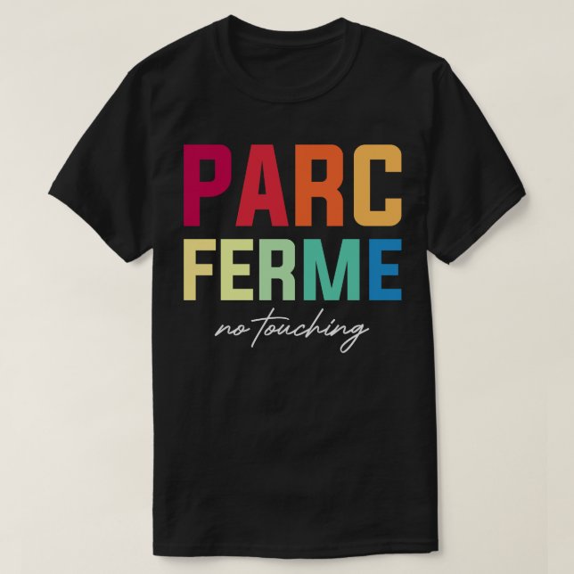 Camiseta Parc Ferm sin toque F1 Diseño (Diseño del anverso)