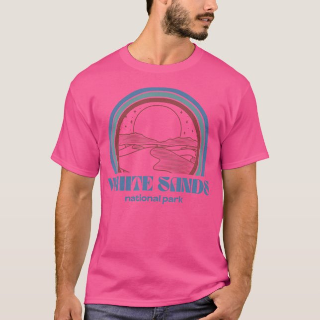 Camiseta Parc Nacional de Arenas Blancas Estilo Retro Vinta (Anverso)