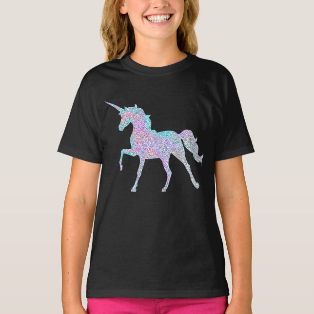Camiseta Parca arcoiris unicornio (Anverso)