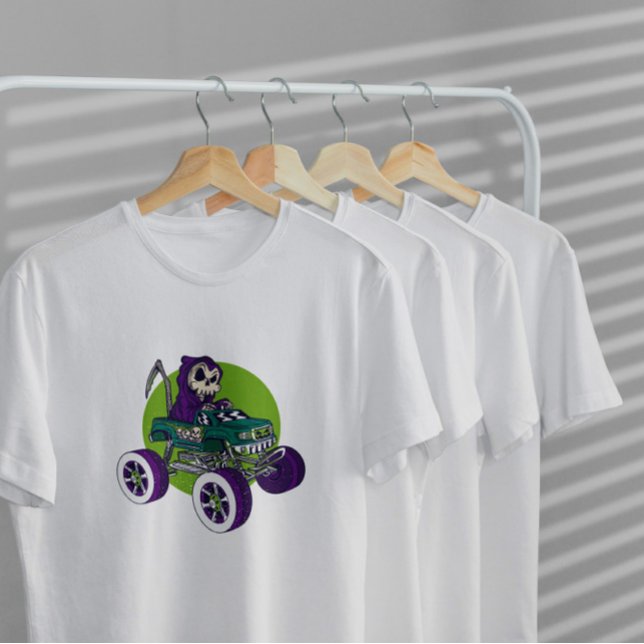 Camiseta Parca Grim En Camión Monster (Subido por el creador)