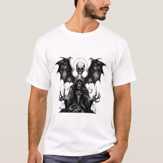 Camiseta Parca parca con alas y velas de murciélago - oscur