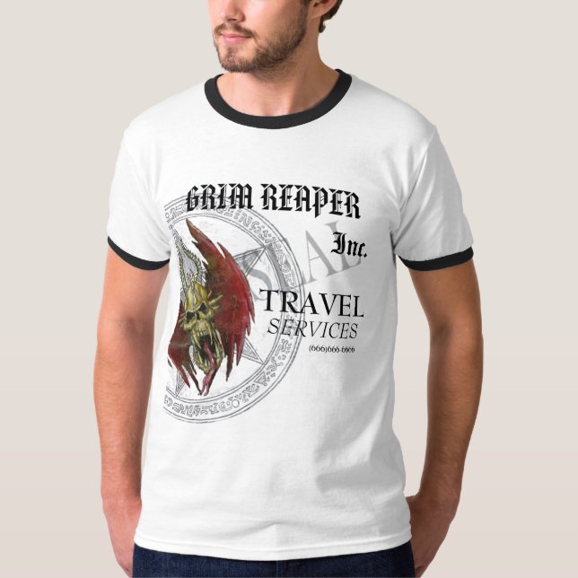 CAMISETA PARCA, SERVICIOS DEL VIAJE, TAMBIÉN (Anverso)