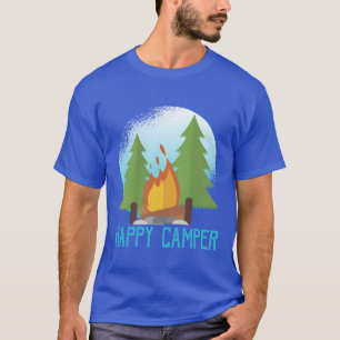 Camiseta Parcela de campamento Camping Camper Caravana amig