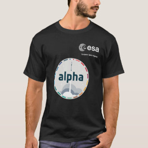 Camiseta Parche alfa de la misión de la Agencia Espacial Eu