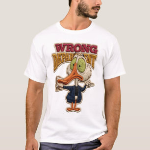 Camiseta Parche Bordado Regalo Pájaro Divertido Departament