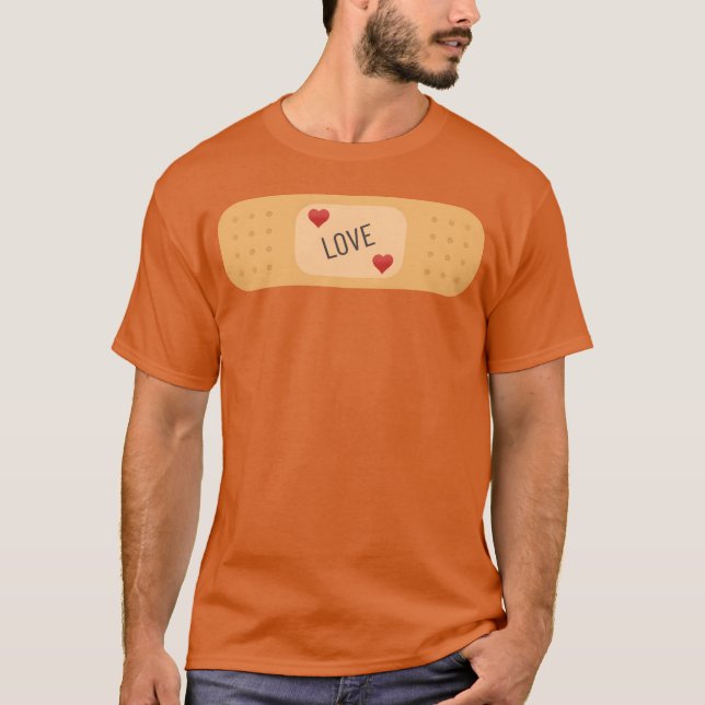 Camiseta Parche de amor vintage (Anverso)