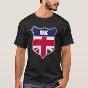 Camiseta Parche De Bandera Del Reino Unido Para Personas In