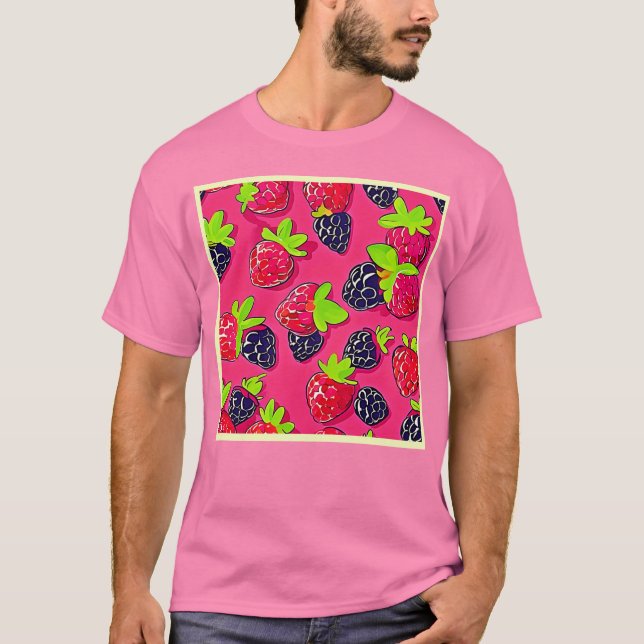 Camiseta Parche de bayas: diseño dulce (Anverso)