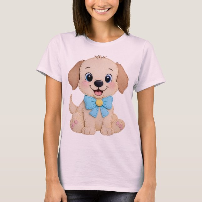 Camiseta Parche de cachorro (Anverso)