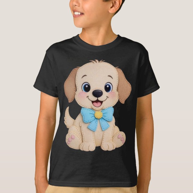 Camiseta Parche de cachorro (Anverso)