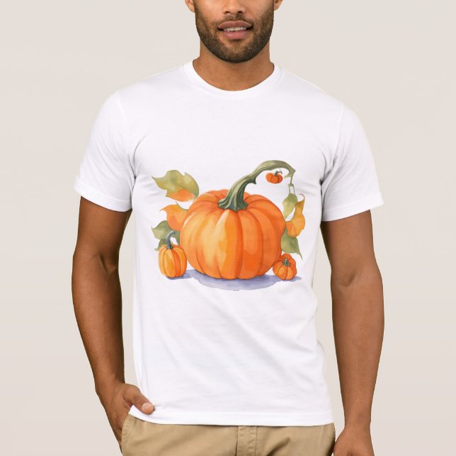 Camiseta Parche de calabaza (Anverso)